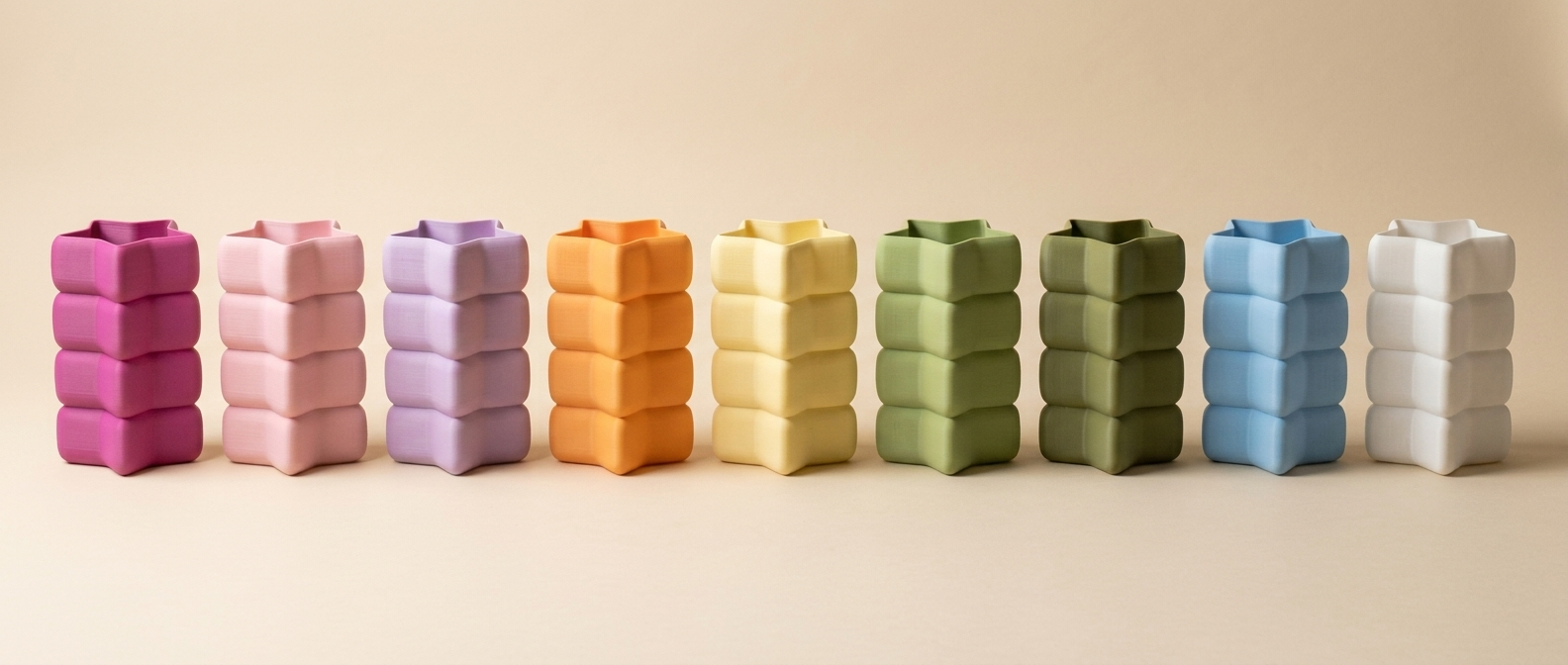 Star Vase colour range
