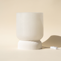 Lisboa Table Lamp Translucent shade White base