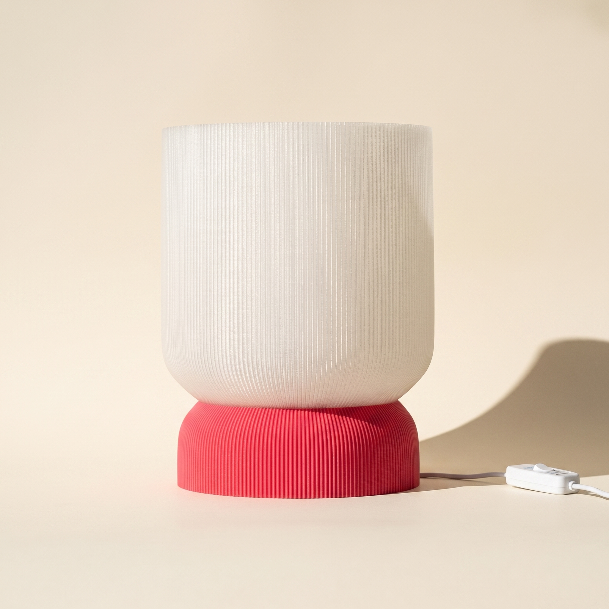 Lisboa Table Lamp Strawberry Red base