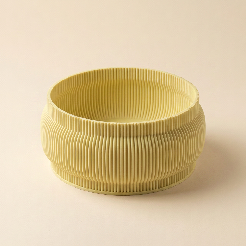 Capri Plate — Almond Yellow