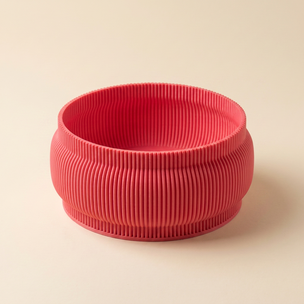 Capri Plate — Strawberry Red