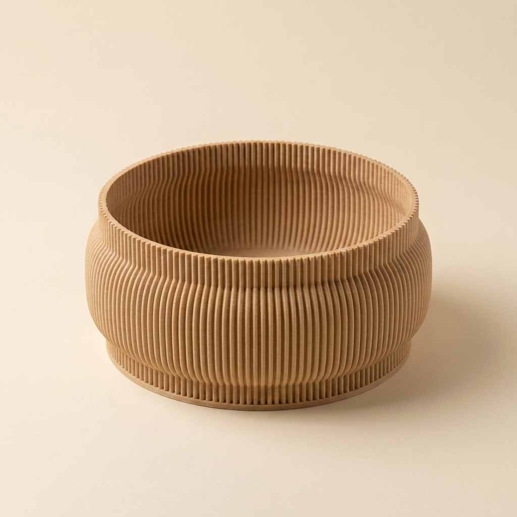 Capri Plate — Natural Wood