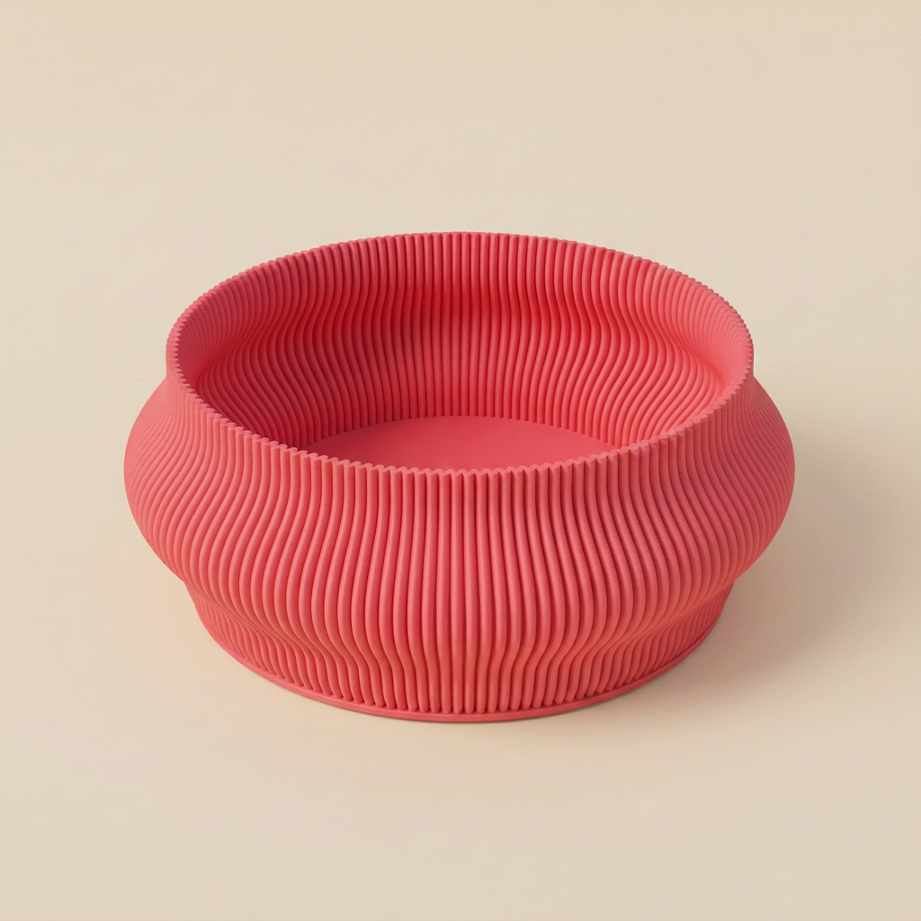 Isla Plate — Strawberry Red