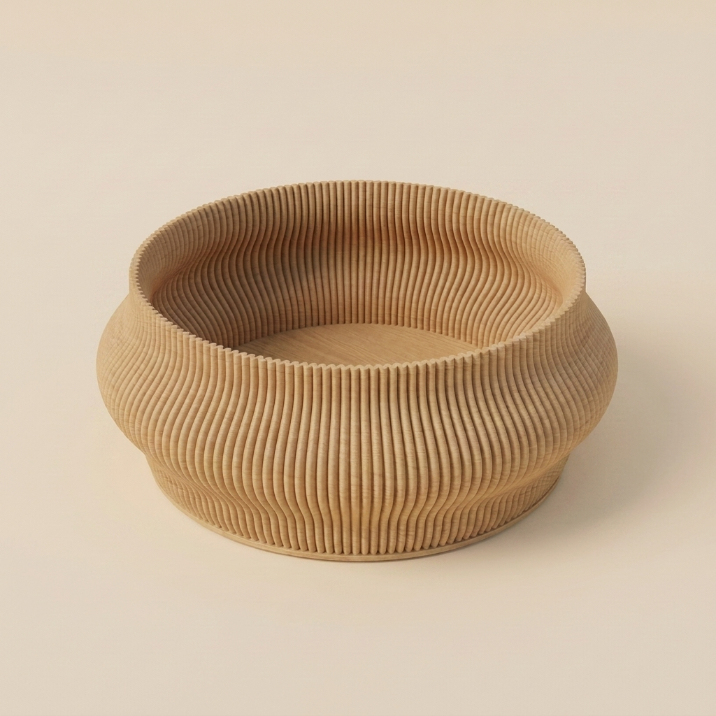 Isla Plate — Natural Wood