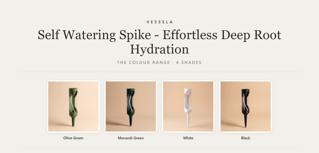 Self Watering Spike - Effortless Deep Root Hydration colour range