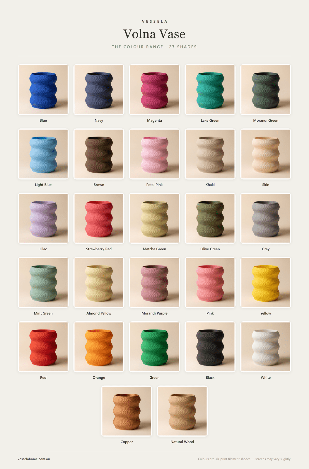 Volna Vase - Vessela